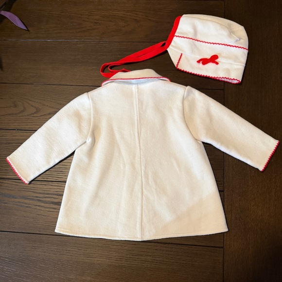 Vintage Renro (Renzo) Toddler Coat and Bonnet Size XL (24-36mo) - Picture 2 of 5